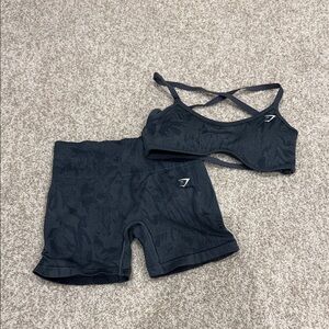Women’s Gymshark biker short & bra set